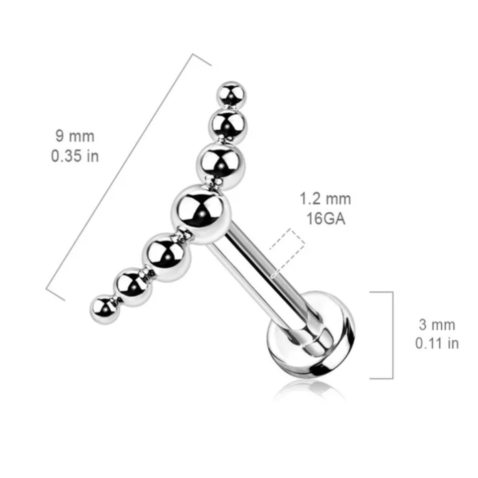 Labret curved