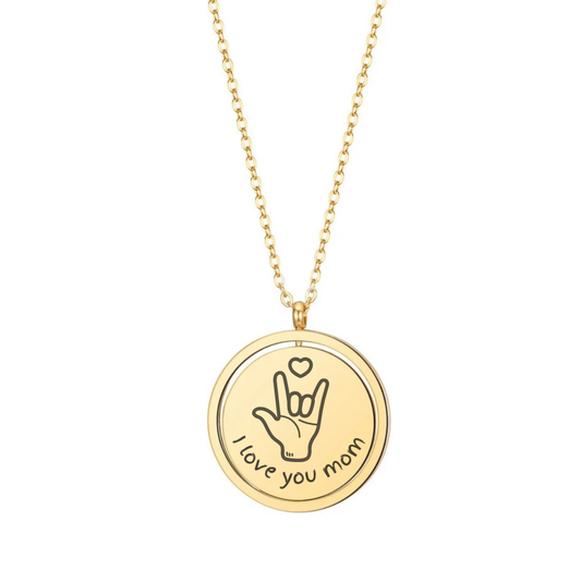 Personalized Spinner Necklace